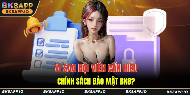 Vì sao hội viên cần hiểu chính sách bảo mật BK8?